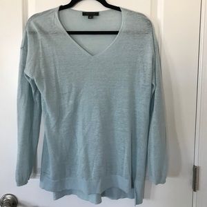 Ann Taylor Light blue long sleeved tunic